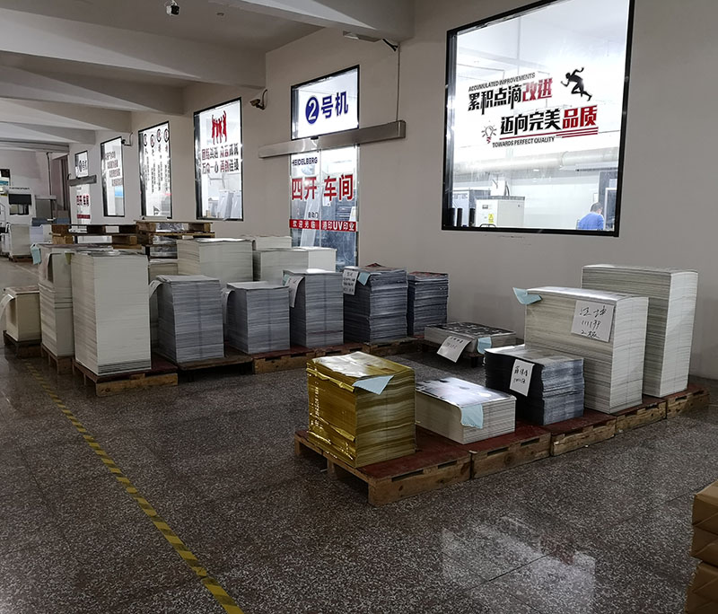 產(chǎn)品展示盒印刷工廠圖片